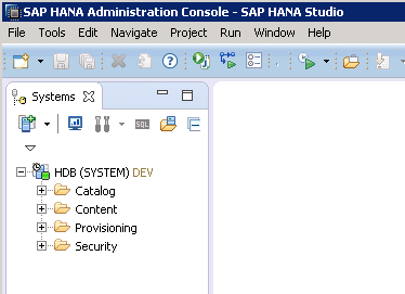 SAP HANA STUDIO