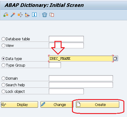 DATA ELEMENT SAP ABAP