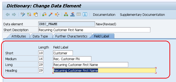 DATA ELEMENTS SAP ABAP