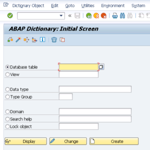 CREATE TABLE SAP BI ABAP SAP ABAP SAP BW ABAP