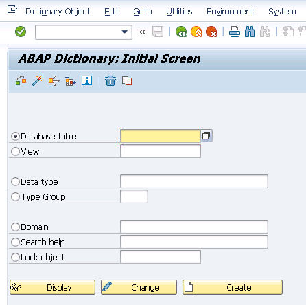 CREATE TABLE SAP BI ABAP SAP ABAP SAP BW ABAP CREATE TABLES