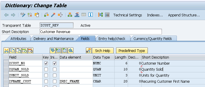 CREATE TABLE SAP BI ABAP SAP ABAP SAP BW ABAP CREATE TABLES