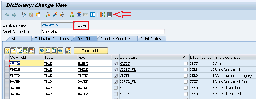 SAP ABAP-visning Opret SAP ABAP-visning Opret visning SAP ABAP