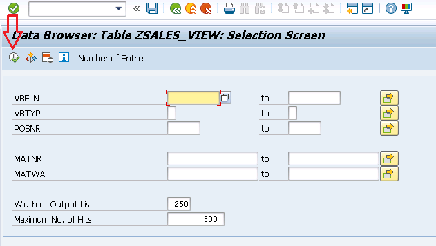 SAP ABAP-visning Opret SAP ABAP-visning Opret visning SAP ABAP