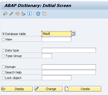 SAP ABAP VIEW skapa SAP ABAP VIEW skapa VIEW SAP ABAP