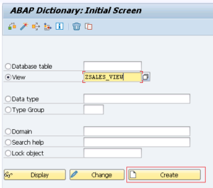 SAP ABAP VIEW CREATE SAP ABAP VIEW CREATE VIEW SAP ABAP