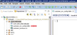 SAP HANA HDB TABLE DATA LOAD FLAT FILE CSV LOAD HDBTI