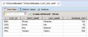 SAP HANA HDB TABLE DATA LOAD FLAT FILE CSV LOAD HDBTI