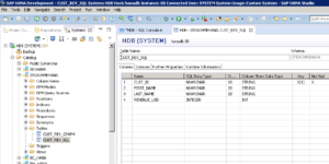 SAP HANA TABLE SQL SCRIPT TABLE