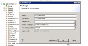 SAP HANA HDB TABLE HDBTABLE CREATE HDB TABLE