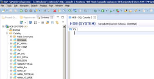 SAP HANA TABLE