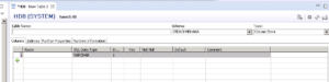 SAP HANA TABLE SCHEMA