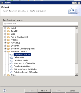 SAP HANA FLAT FILE UPLOAD CSV UPLOAD TO SAP HANA