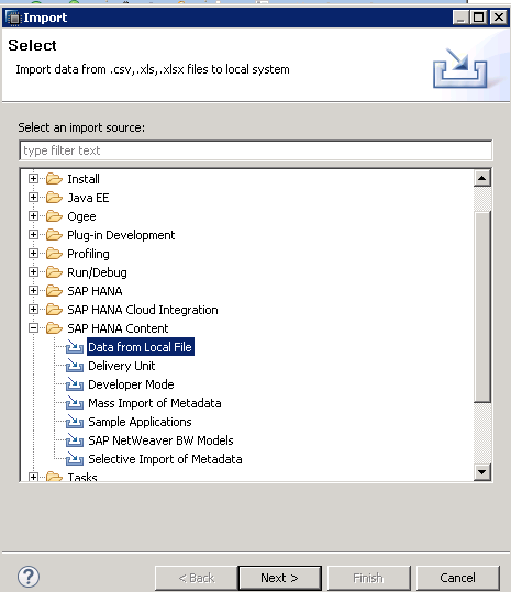 SAP HANA FLAT FILE UPLOAD CSV UPLOAD TO SAP HANA