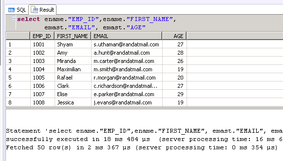 SAP HANA SQL SCRIPT SQL JOIN UNION ALL LEFT OUTER JOIN INNER JOIN