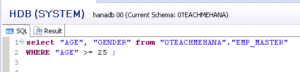 SQL SELECT Statement with WHERE