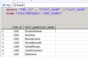 HANA SQL SELECT Statement Part 4