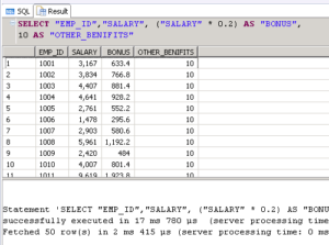 HANA SQL SELECT Statement Part 3