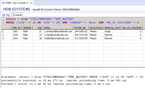 SQL SELECT Statement with WHERE