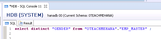 SAP HANA SQL SCRIPT TUTORIAL GUIDE SELECT DISTINCT TOP KEYWORD