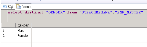 SQL Basics part1- SELECT DISTINCT