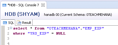 HANA SQL SELECT Statement Part 7