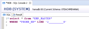 SQL SELECT Statement with WHERE LIKE