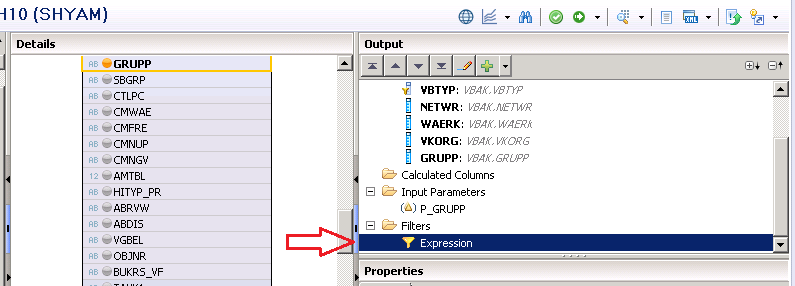 SAP HANA INPUT PARAMETERS IN GRAPHICAL VIEWS CALCULATION VIEWS