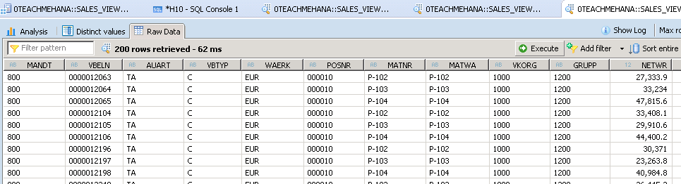 SAP HANA INPUT PARAMETERS IN GRAPHICAL VIEWS CALCULATION VIEWS