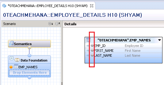 SAP HANA Attribute view