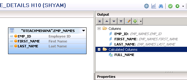 SAP HANA Attribute view