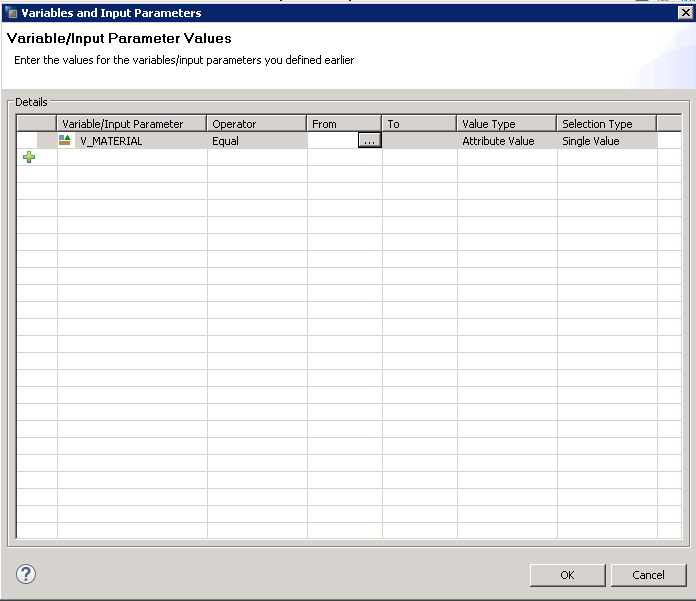 SAP HANA Scripted Calculation View Variables