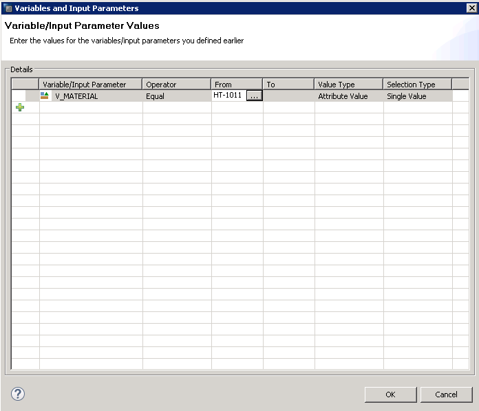 SAP HANA Scripted Calculation View Variables