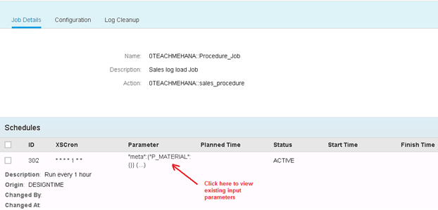 Scheduling SAP HANA XS JOB Tutorial